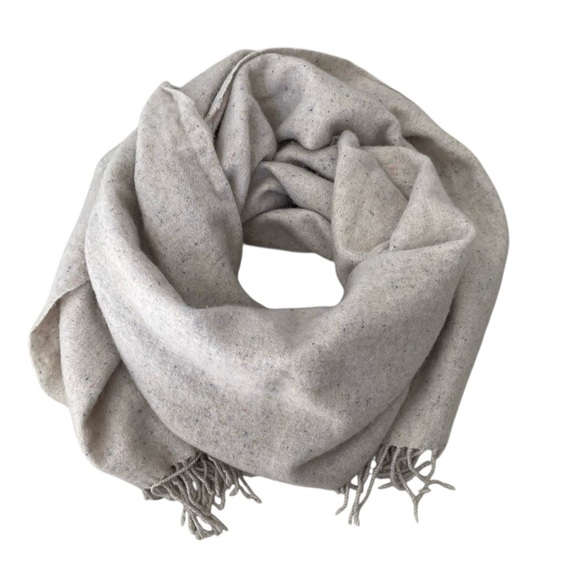 Madewell Beige Wool Winter Blanket Scarf - Picture 3 of 10